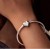 BRANSOLETKA MODUŁOWA bangle BAZA charms zawieszki SREBRO serce s925 19cm