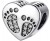 Charms do Pandora STÓPKI SREBRO próba s925 +TWÓJ GRAWER