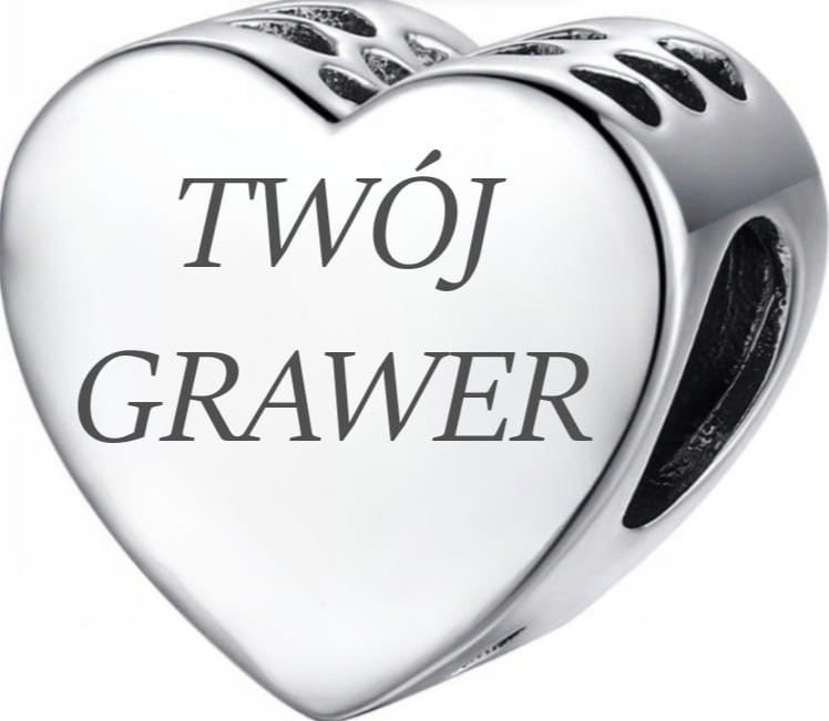 Charms do Pandora STÓPKI SREBRO próba s925 +TWÓJ GRAWER