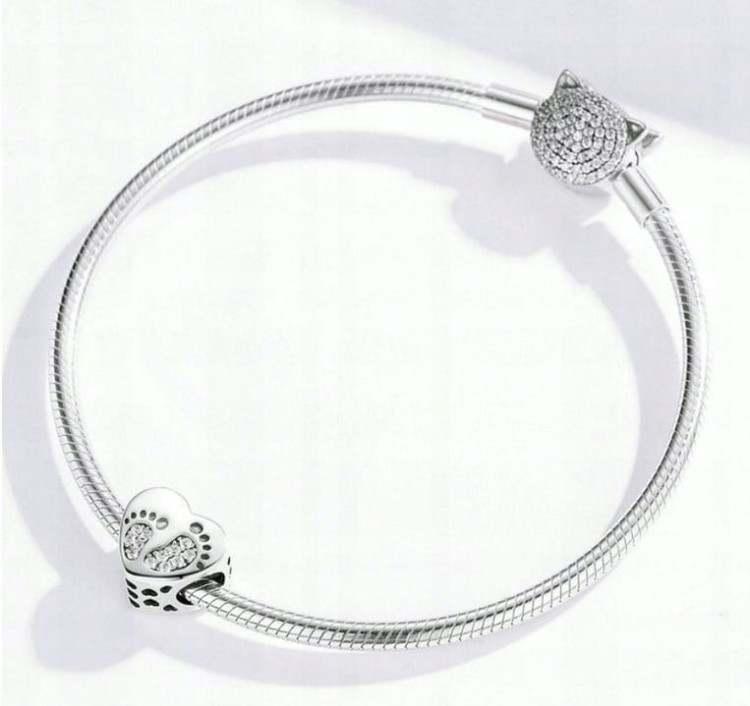 Charms do Pandora STÓPKI SREBRO próba s925 +TWÓJ GRAWER