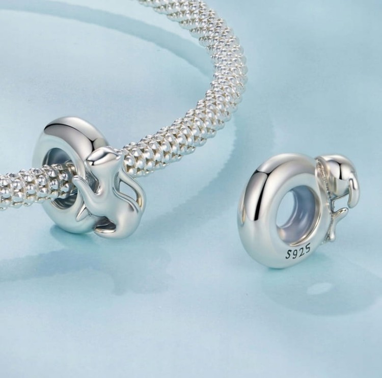 Charms do Pandora stoper separator kot SREBRO s925
