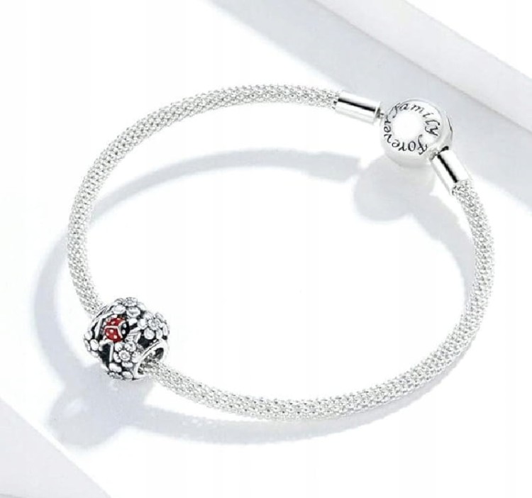 Charms do Pandora Biedronka i Stokrotki  SREBRO s925