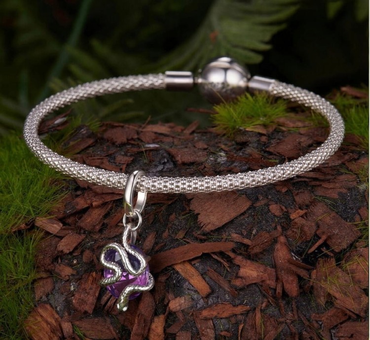 Charms do Pandora wąż SREBRO próba s925