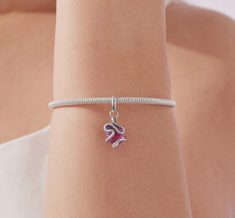 Charms do Pandora wąż SREBRO próba s925