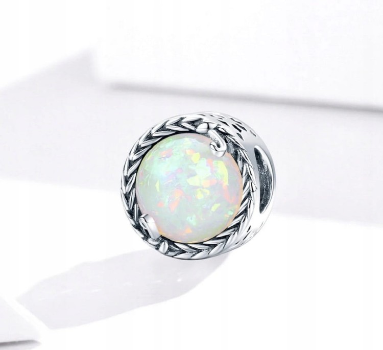 Charms do Pandora opalizujcy opal  SREBRO próba s925