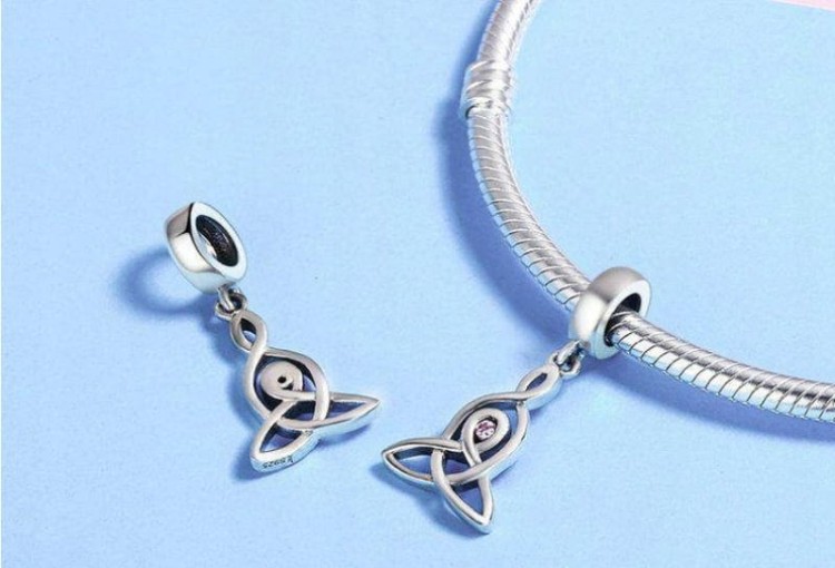 Charms do Pandora joga kwiat lotosu SREBRO próba s925
