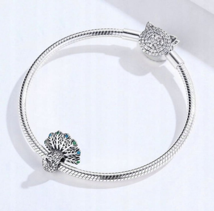 Charms do Pandora PAW cyrkonie SREBRO próba s925