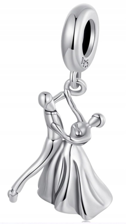 Charms do Pandora taniec zakochanych  SREBRO s925
