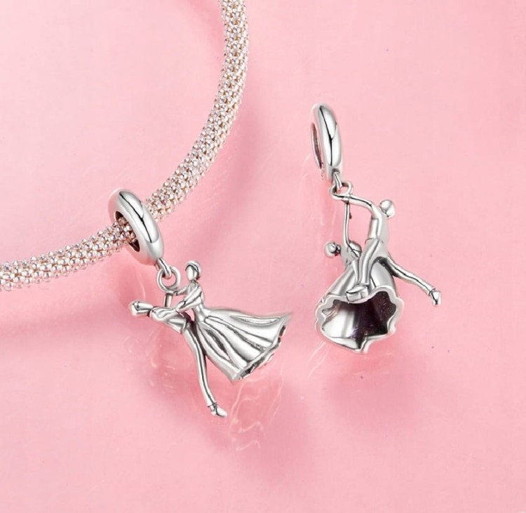 Charms do Pandora taniec zakochanych  SREBRO s925
