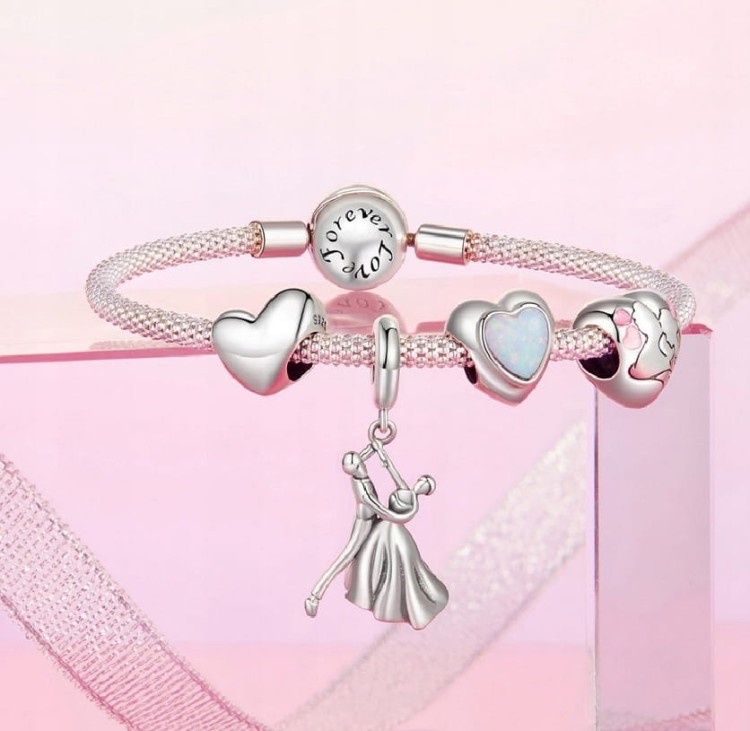 Charms do Pandora taniec zakochanych  SREBRO s925
