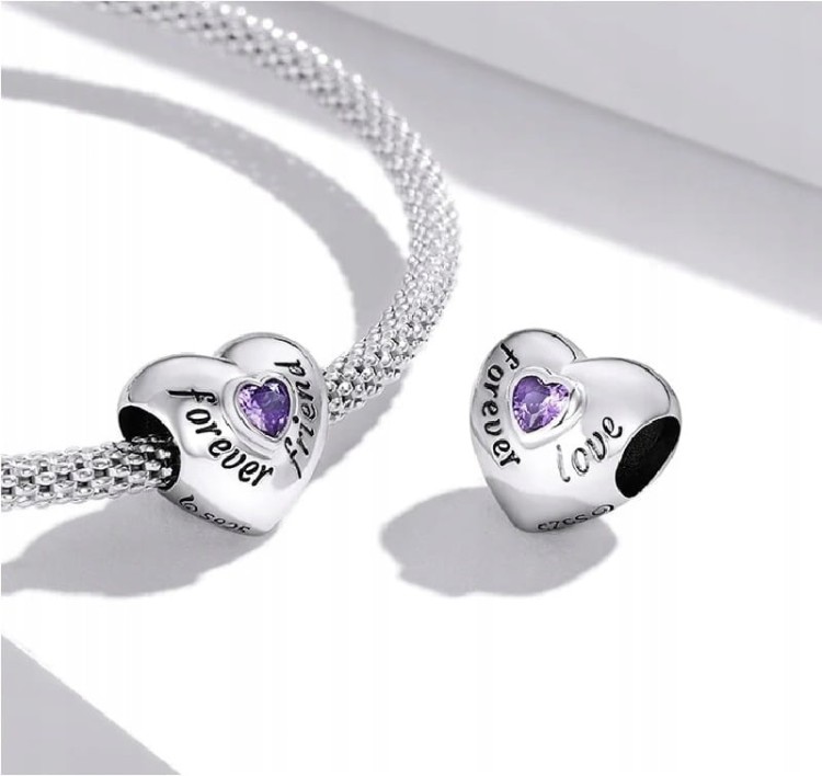 Charms do Pandora  przyjaźń forever friends próba SREBRO s925