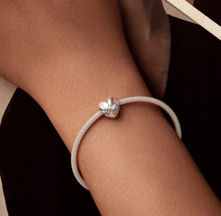 Charms do Pandora Para Zakochanych serce SREBRO próba s925