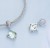 Charms do Pandora  Zielony Kryształ kwiaty SREBRO próba s925
