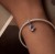 Charms do Pandora  Kot na Księżycu świecący  SREBRO próba s925