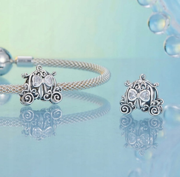 Charms do Pandora Karoca Kopciuszka dynia SREBRO s925