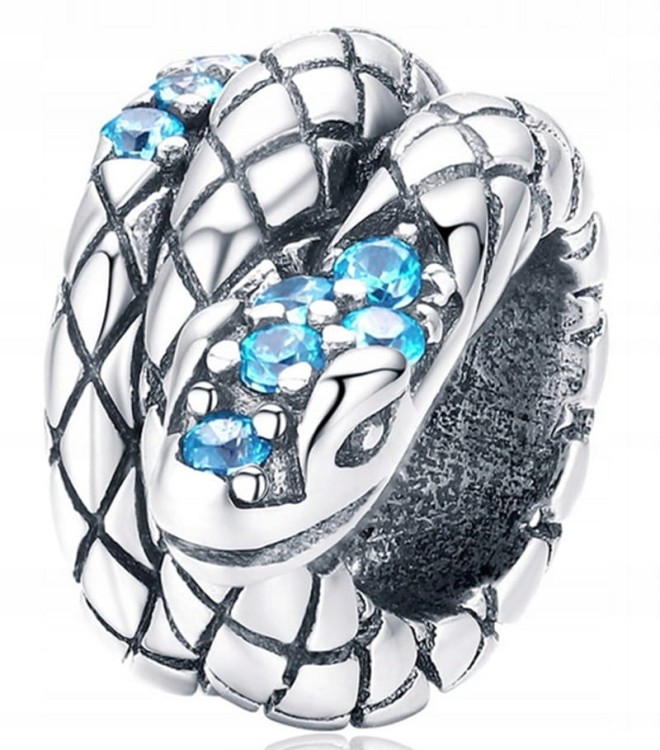 Charms do Pandora WĄŻ żmija próba SREBRO s925