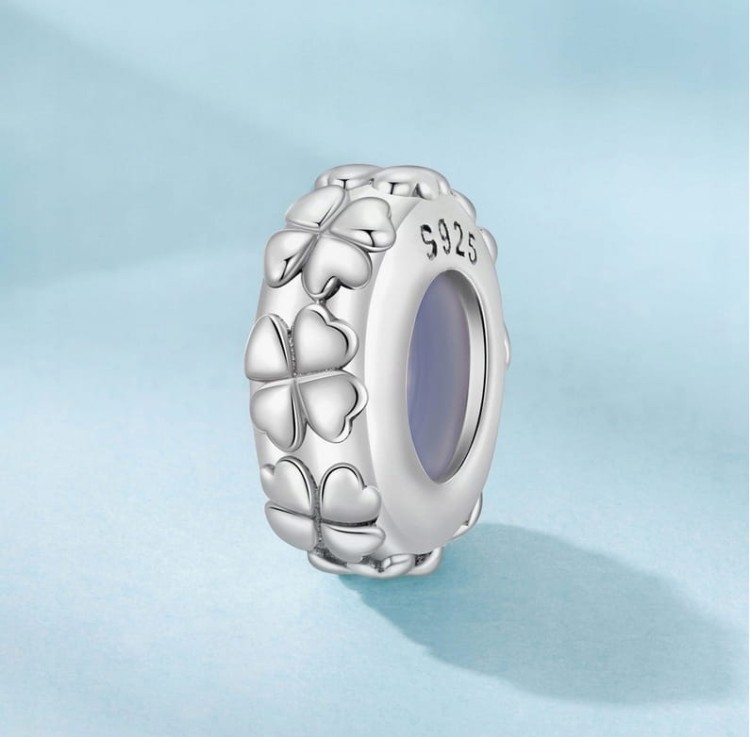 Charms do Pandora stoper blokada koniczynki SREBRO próba s925