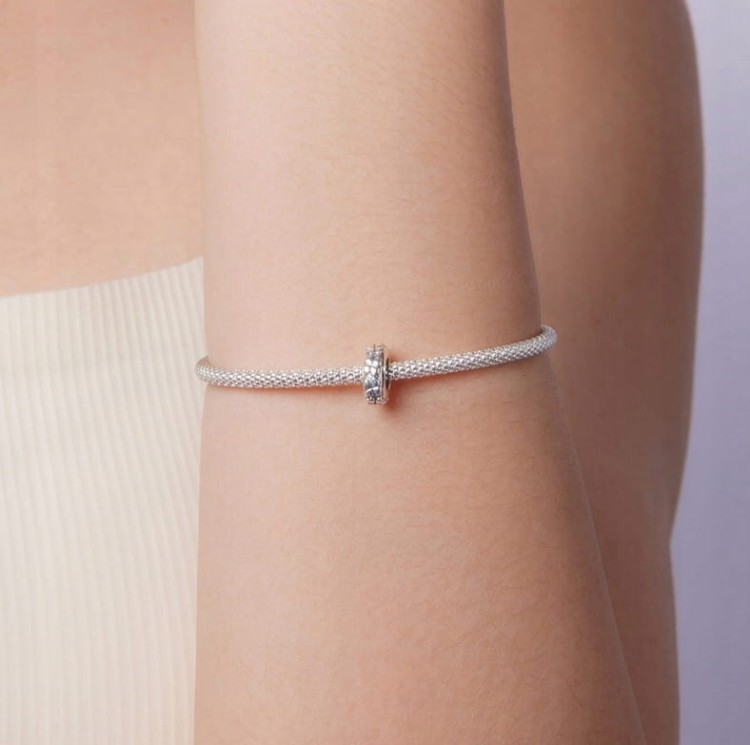 Charms do Pandora stoper blokada koniczynki SREBRO próba s925