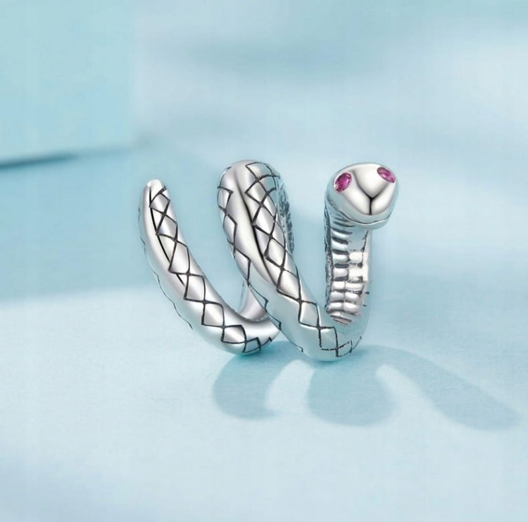 Charms do Pandora WĄŻ żmija przekładka  SREBRO s925