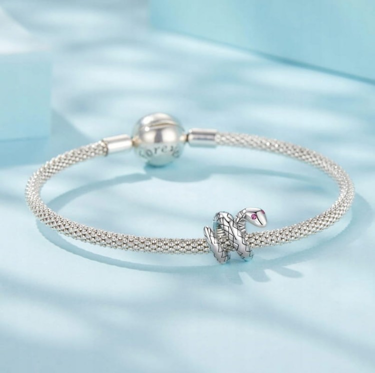 Charms do Pandora WĄŻ żmija przekładka  SREBRO s925