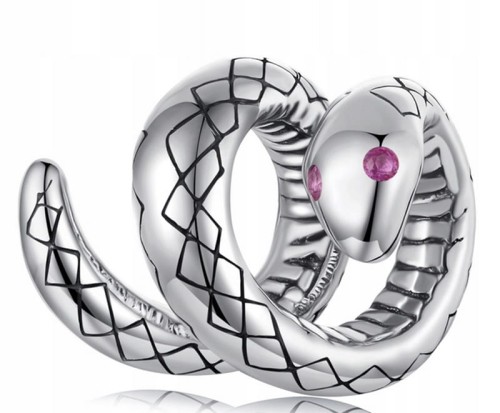 Charms do Pandora WĄŻ żmija przekładka  SREBRO s925