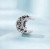 Charms do Pandora czarny półksiężyc próba SREBRO s925