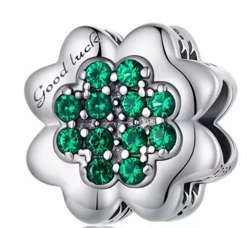 Charms do Pandora koniczynka good luck SREBRO s925