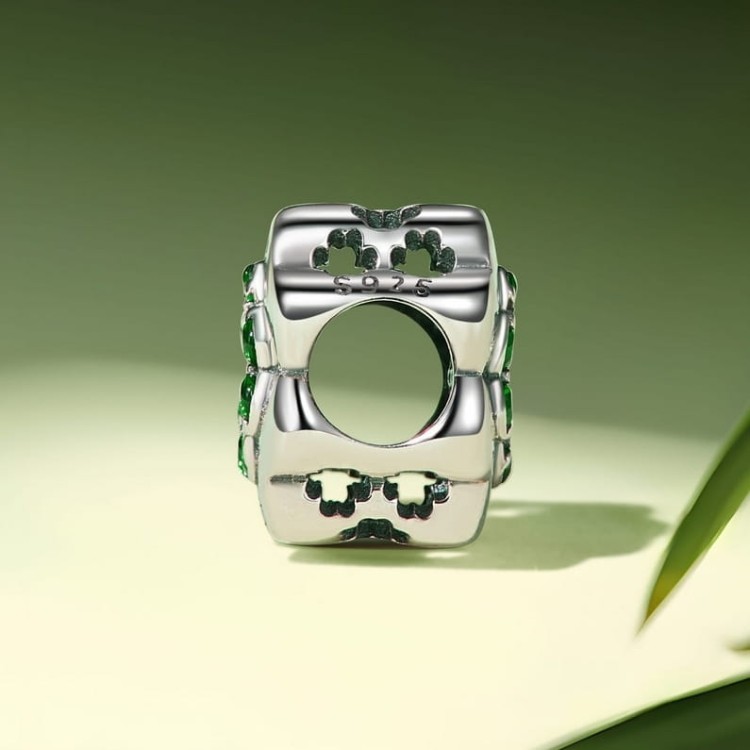 Charms do Pandora koniczynka good luck SREBRO s925