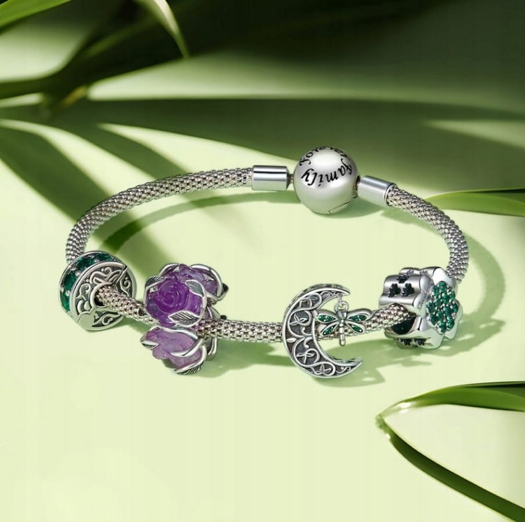 Charms do Pandora koniczynka good luck SREBRO s925