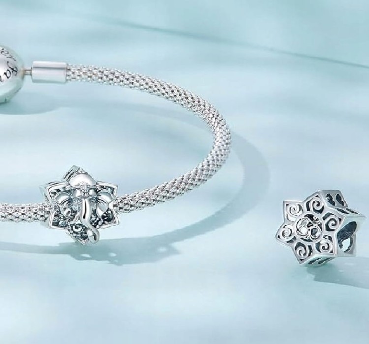 Charms do Pandora słoń na szczęście SREBRO s925
