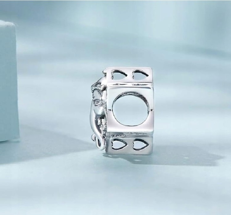 Charms do Pandora słoń na szczęście SREBRO s925