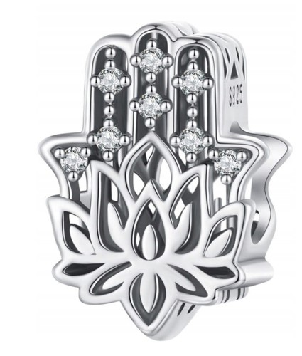 Charms do Pandora dłoń Fatimy opieka próba SREBRO s925
