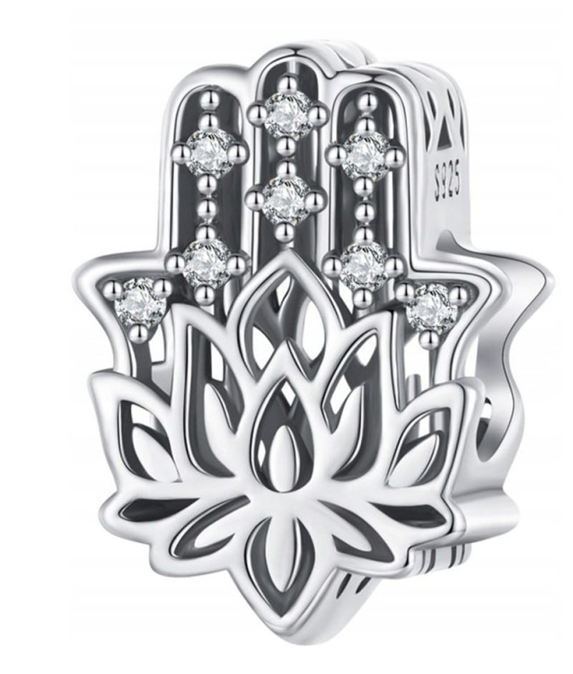 Charms do Pandora dłoń Fatimy opieka próba SREBRO s925