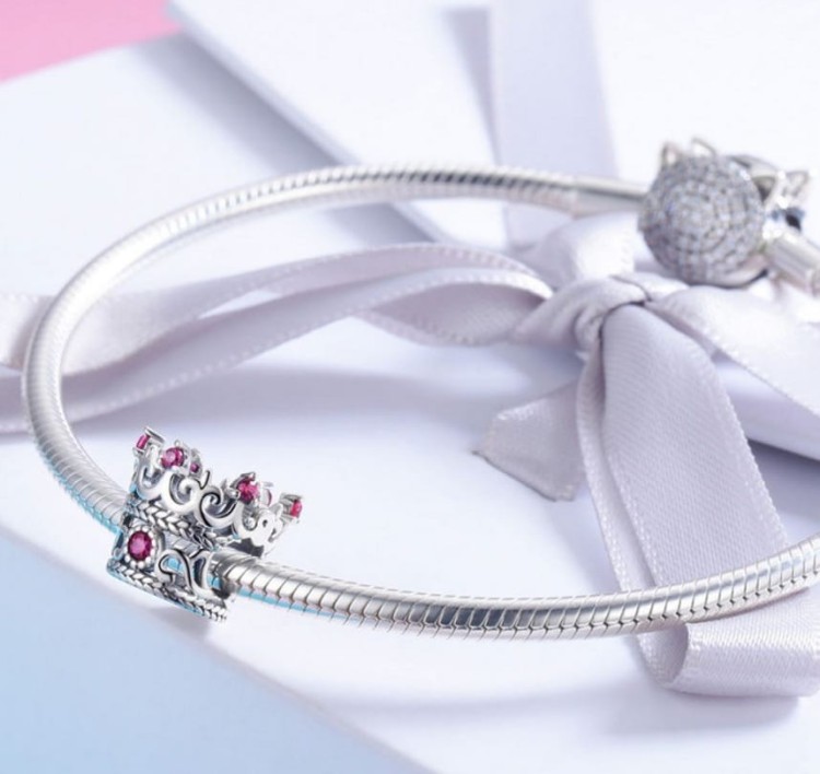 Charms do Pandora Korona Królowej próba SREBRO s925