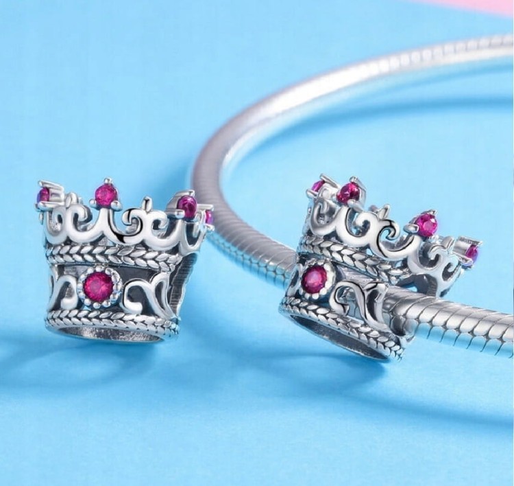 Charms do Pandora Korona Królowej próba SREBRO s925