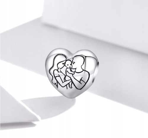 Charms do Pandora rodzina family dziecko SREBRO próba s925