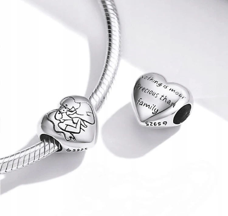 Charms do Pandora rodzina family dziecko SREBRO próba s925