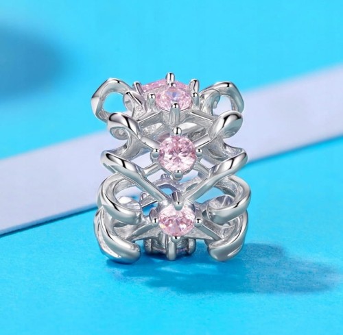 Charms do Pandora ozdobne kokardki SREBRO próba s925