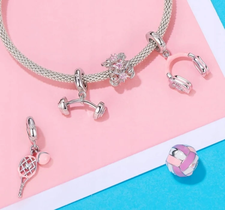 Charms do Pandora ozdobne kokardki SREBRO próba s925