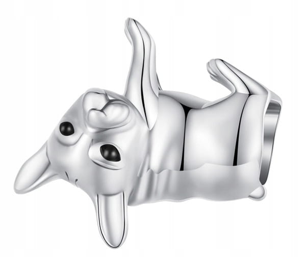 Charms do Pandora pies buldog francuski SREBRO próba s925