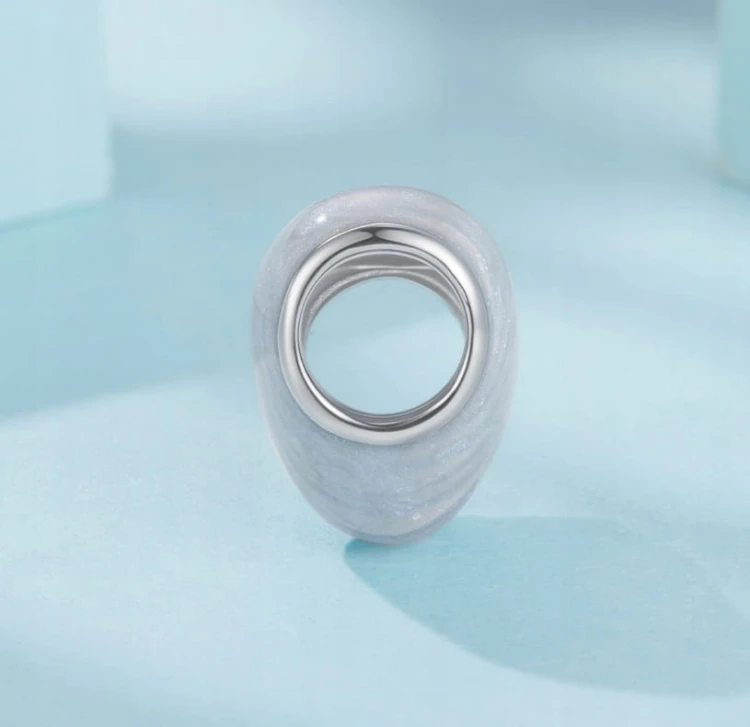 Charms do Pandora błękitne serce  SREBRO próba s925