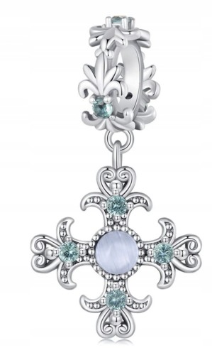 Charms do Pandora srebrny Krzyż wiara religia SREBRO s925