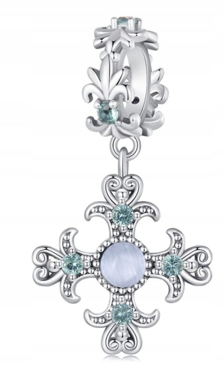 Charms do Pandora srebrny Krzyż wiara religia SREBRO s925