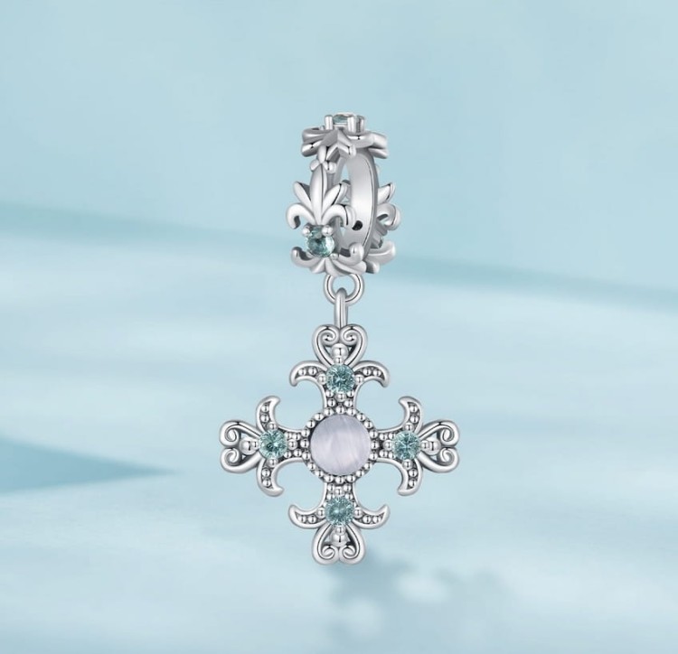 Charms do Pandora srebrny Krzyż wiara religia SREBRO s925