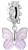 Charms do Pandora fioletowy moty SREBRO próba s925