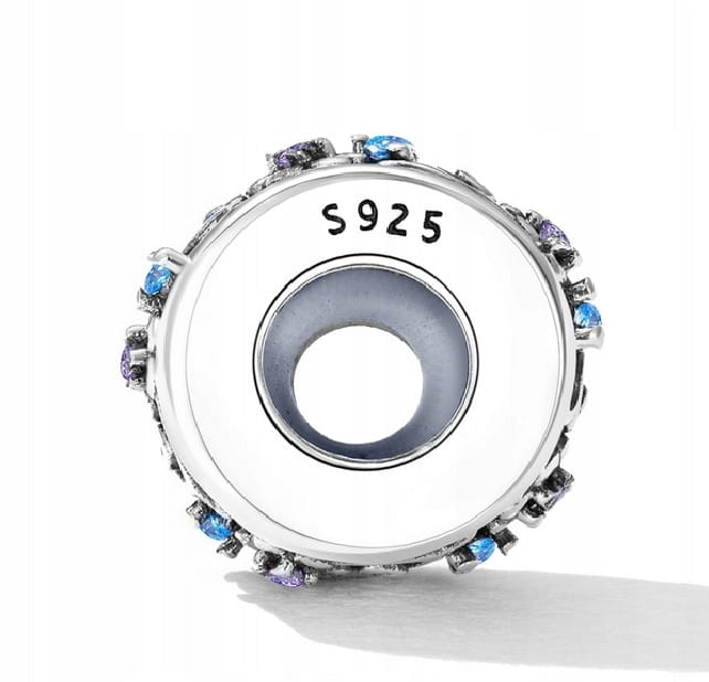 Charms do Pandora stoper blokada separator kwiatki SREBRO pr. S925