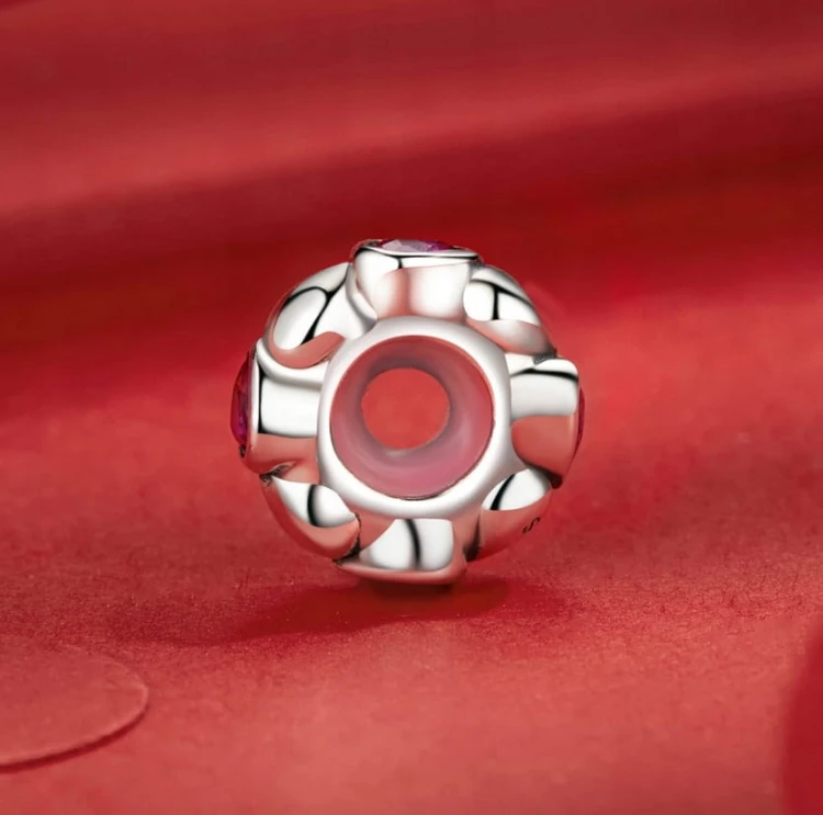 Charms do Pandora  blokada różowe serca SREBRO próba S925
