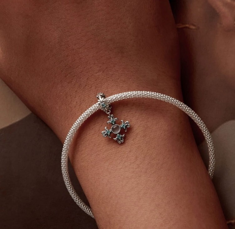 Charms do Pandora srebrny Krzyż wiara religia SREBRO s925