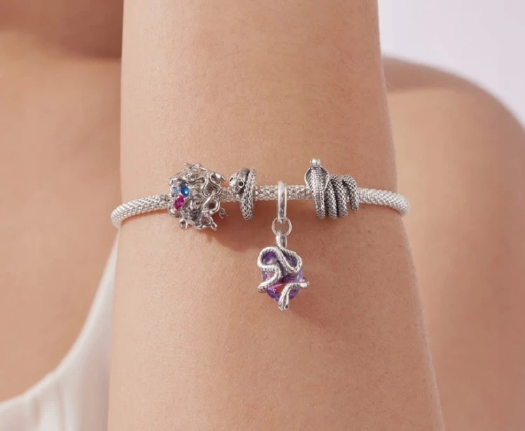 Charms do Pandora stoper blokada  WĄŻ żmija SREBRO  S925