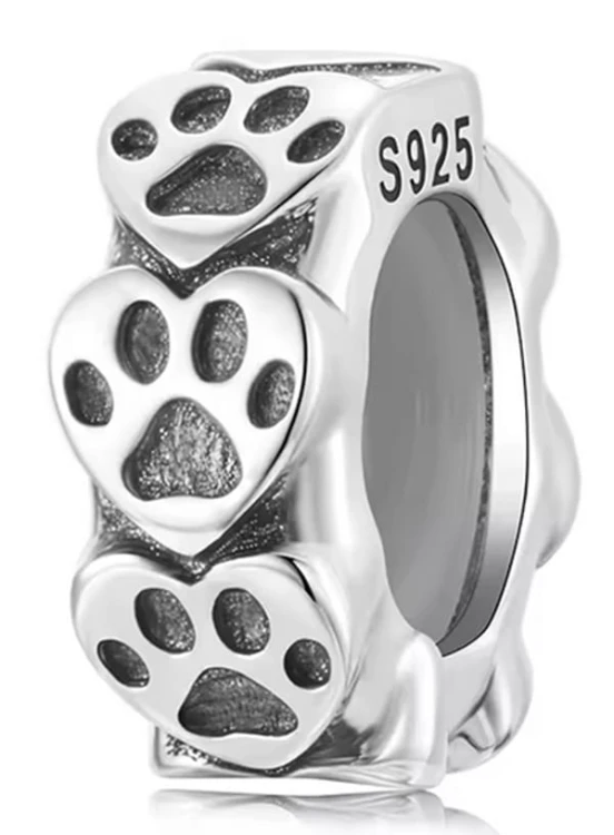 Charms do Pandora stoper blokada odciska łap SREBRO pr. S925